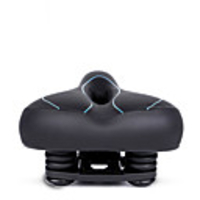 Wheel up Bike Saddle / Bike Seat Extra Wide / Extra Large Breathable Comfort Hollow Design Silica Gel Cycling Road Bike Mountain Bike MTB Folding Bike Black / Red Black / Green Black / Blue / Thick