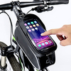 Wheel up Cell Phone Bag Bike Frame Bag Top Tube 6 inch Touch Screen Reflective Waterproof Cycling for All Phones iPhone X iPhone XR Black Road Bike Mountain Bike MTB / iPhone XS / iPhone XS Max