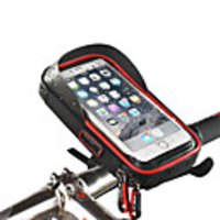 Wheel up Cell Phone Bag Bike Handlebar Bag Touch Screen Waterproof Headset Hole Bike Bag TPU Sponge Nylon Bicycle Bag Cycle Bag iPhone X / iPhone XR / iPhone XS Mountain Bike MTB Road Cycling