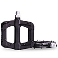 Wheel up Mountain Bike Pedals Flat Platform Pedals Sealed Bearing Lightweight Anti-Slip 3 Bearing Aluminum Alloy for Cycling Bicycle Road Bike Mountain Bike MTB Recreational Cycling Black