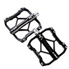 Wheel up Mountain Bike Pedals Flat Platform Pedals Sealed Bearing Lightweight Anti-Slip 3 Bearing Aluminum Alloy for Cycling Bicycle Road Bike Mountain Bike MTB Recreational Cycling Black