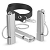 Whistle Survival Whistle Phone Strap Whistle Aluminium Outdoor Exercise Multisport Traveling Trekking Gold Silver 1 pcs