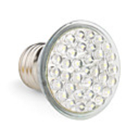 White 36-LED Light Bulb 110V