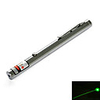 White Chrome Body BGP-007 Green Laser Pointer with Elegant Case (Batteries Included)
