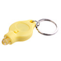 White Flashlight Keychain(Color Assorted)