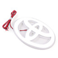 White Light LED Car Badge Light Stiker Car Decoration for KIA FORTE-09