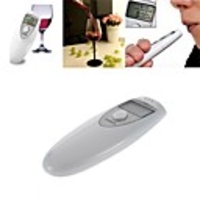 White Small Portable Breath Alcohol Tester/digital Alcohol Tester After Drinking