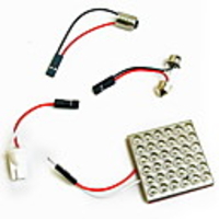 White Square Panel with 36 LED