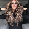 White Wigs for Women Synthetic Wig Wavy Middle Part Wig Long Light Brown Synthetic Hair 26 Inch Party Natural Hairline Light Brown miniinthebox