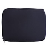 Wide 15.4" Shock Resistant Protective Carrying Bag for Laptops (Black)