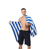 Wide Stripe Polyester Quick Drying Beach Towel Double Sided Color Stripe Water Absorbing Swimming Towel miniinthebox