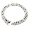 Widen Cuban Chain Hip Hop Chain Friends Punk Alloy Silver 45 cm Necklace Jewelry For Street Gift miniinthebox