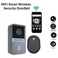 WIFI Doorbell Smart Home Wireless Phone Door Bell Camera Video Doorbell Security Video Intercom HD Night Vision For Apartments miniinthebox