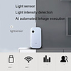 Wifi Illuminance Sensor Smart Home Curtain Switch Linkage Illuminance Brightness Sensor