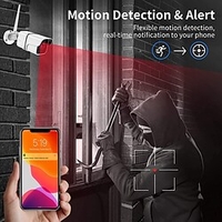 Wifi IP Camera Security Surveillance Camera CCTV Bullet P2P Motion Detection Full Color Audio Camera Waterproof 2MP 3MP Outdoor miniinthebox