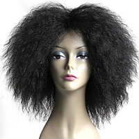WIG Short Fluffy Hair Afro Kinky Curly Black Brown Natural Heat Resistant Synthetic Cosplay Wigs for Black Women miniinthebox