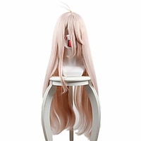 WIGS Anime Long Pink Cosplay Wigs for Miu Iruma Cosplay Wig miniinthebox