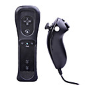 Wii Remote and Nunchuk Controller Protective Case for Wii (Black)