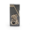 Wind-proof Butane Lighter with Snake Pattern (Color Assorted)