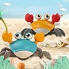 Wind-up Toy Bath Toy Pools Water Fun Beach Toy Plastic Glossy Animals Adorable Creepy as Children