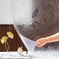 Window Covering Film Geometry Static Privacy Decoration Self Adhesive for UV Blocking Heat Control Glass Window Stickers 10045CM miniinthebox