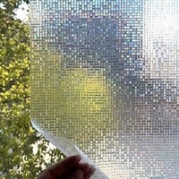 Window Covering Mosaic Film Static Privacy Decoration Self Adhesive for UV Blocking Heat Control Glass Window Stickers 10045CM miniinthebox
