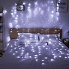 Window Curtain String Light, 3 X 3m 300 LEDs Starry Fairy Lights for Wedding Party Home Garden Bedroom Outdoor Indoor Wall Decorations Warm White Blue Multi Color White Linkable 220-240 V 1pc miniinthebox
