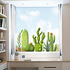 Window Film Stickers Decoration Contemporary / 3D Flower / Floral PVC(PolyVinyl Chloride) Window Sticker / Anti-Glare