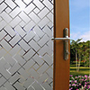Window Film Stickers Decoration Matte / Contemporary Geometric PVC(PolyVinyl Chloride) Window Sticker / Matte
