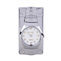 Windproof Butane Lighter with Watch