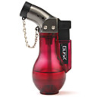 Windproof Jet Flame Butane Lighter Bottle Shaped Green