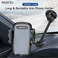 Windshield Car Phone Mount Upgraded Long Arm Gooseneck Cell Phone Holder for Car Truck Dashboard Phone Holder with Strong Suction Cup Compatible with iPhone Samsung Galaxy LGetc All Cellphone miniinthebox