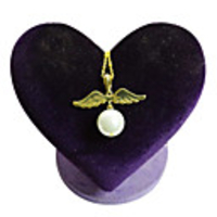 Wings And Pearl Alloy Necklace