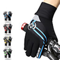 Winter Bike Gloves / Cycling Gloves Mountain Bike Gloves Mountain Bike MTB Thermal / Warm Touch Screen Breathable Padded Full Finger Gloves Touch Screen Gloves Sports Gloves Terry Cloth Lycra Mesh