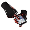Winter Bike Gloves / Cycling Gloves Mountain Bike Gloves Mountain Bike MTB Touch Screen Windproof Padded Anti-Slip Full Finger Gloves Sports Gloves Terry Cloth Silicone Gel Black Blue Grey for Adults