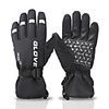 Winter Bike Gloves / Cycling Gloves Reflective Windproof Warm Winter Sports Full Finger Gloves Sports Gloves Silicone Gel Black for Adults Outdoor Exercise Multisport Cycling / Bike