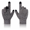 Winter Bike Gloves / Cycling Gloves Touch Gloves Anti-Slip Warm Breathable Full Finger Gloves Sports Gloves Grey for Adults