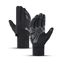 Winter Bike Gloves / Cycling Gloves Touch Gloves Anti-Slip Waterproof Warm Breathable Full Finger Gloves Sports Gloves Black for Adults