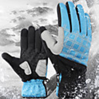 Winter Bike Gloves / Cycling Gloves Touch Gloves Breathable Warm Wearable Skidproof Full Finger Gloves Sports Gloves Black Red Blue for Adults