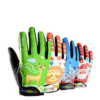 Winter Bike Gloves / Cycling Gloves Touch Gloves Breathable Wearable Skidproof Full Finger Gloves Sports Gloves Lycra Red Blue Orange for Kid
