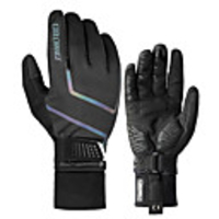 Winter Bike Gloves / Cycling Gloves Touch Gloves Reflective Waterproof Windproof Warm Full Finger Gloves Sports Gloves Black for Adults