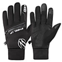 Winter Bike Gloves / Cycling Gloves Touch Gloves Waterproof Breathable Warm Wearable Full Finger Gloves Sports Gloves Black for Adults
