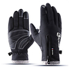 Winter Bike Gloves / Cycling Gloves Touch Gloves Waterproof Windproof Warm Waterproof Zipper Full Finger Gloves Sports Gloves Fleece Black Pink Grey for miniinthebox