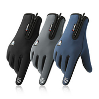 Winter Gloves Running Gloves Full Finger Gloves Anti-Slip Touch Screen Thermal Warm Cold Weather Men