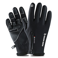 Winter Gloves Ski Gloves for Women Men Touchscreen Thermal Warm Waterproof PU Leather Full Finger Gloves Snowsports for Cold Weather Winter Ski / Snowboard Camping / Hiking / Caving Bike / Cycling miniinthebox
