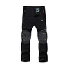 winter pants men hiking softshell pants for men camping pants with side elastic waistband black