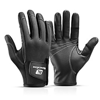 Winter Touch Gloves Anti-Slip Warm Winter Sports Durable Full Finger Gloves Sports Gloves Black Blue for Adults