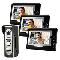 Wired 7 Inch Hands-free 800480 Pixel One To One Video Doorphone
