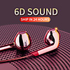 Wired Earphone With Mic Super Bass In-Ear Earphones 3.5Mm