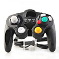 Wired Game Controller for Nintendo GC Gamecube Wii Black